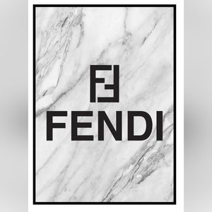 Fendi 11"×17" wall art